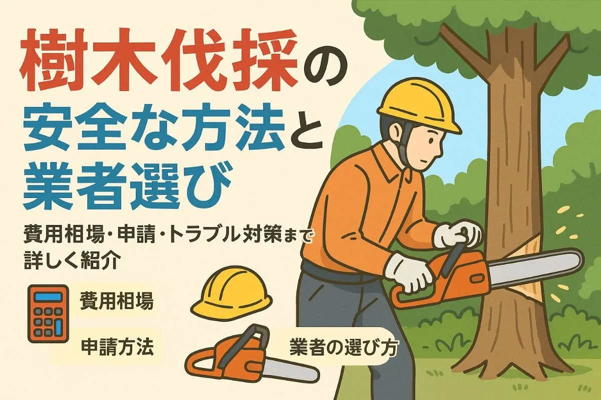 樹木伐採の費用相場や安全な方法と業者選び徹底解説