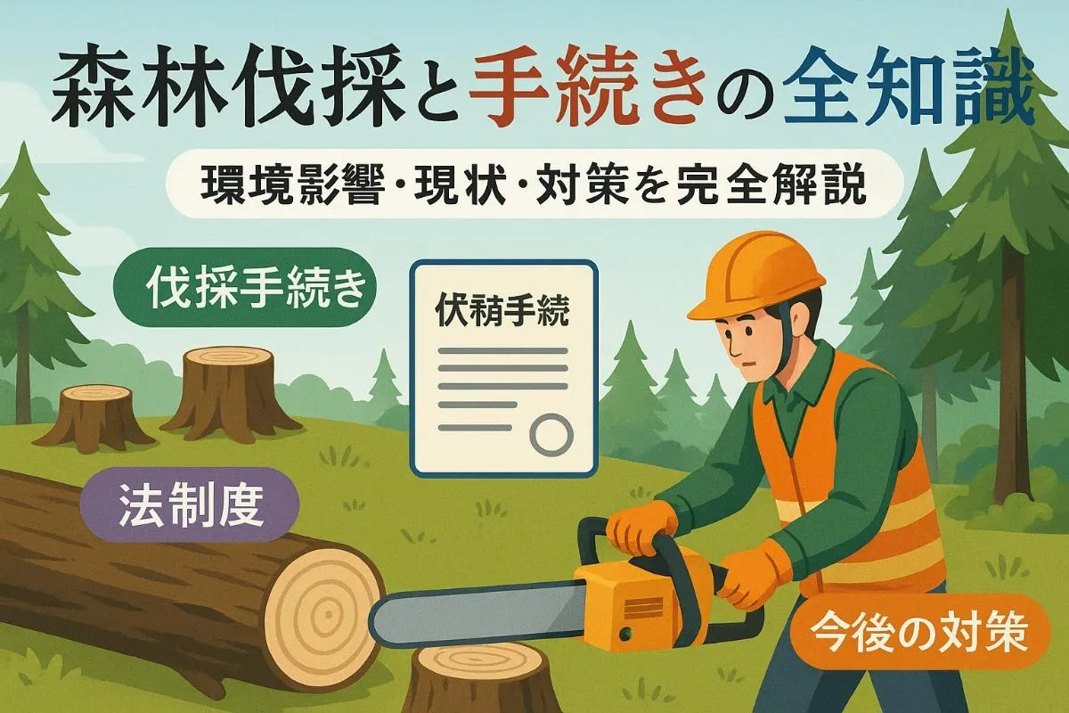 森林の伐採手続きや規則についての知識―環境影響・現状・対策を完全ガイド