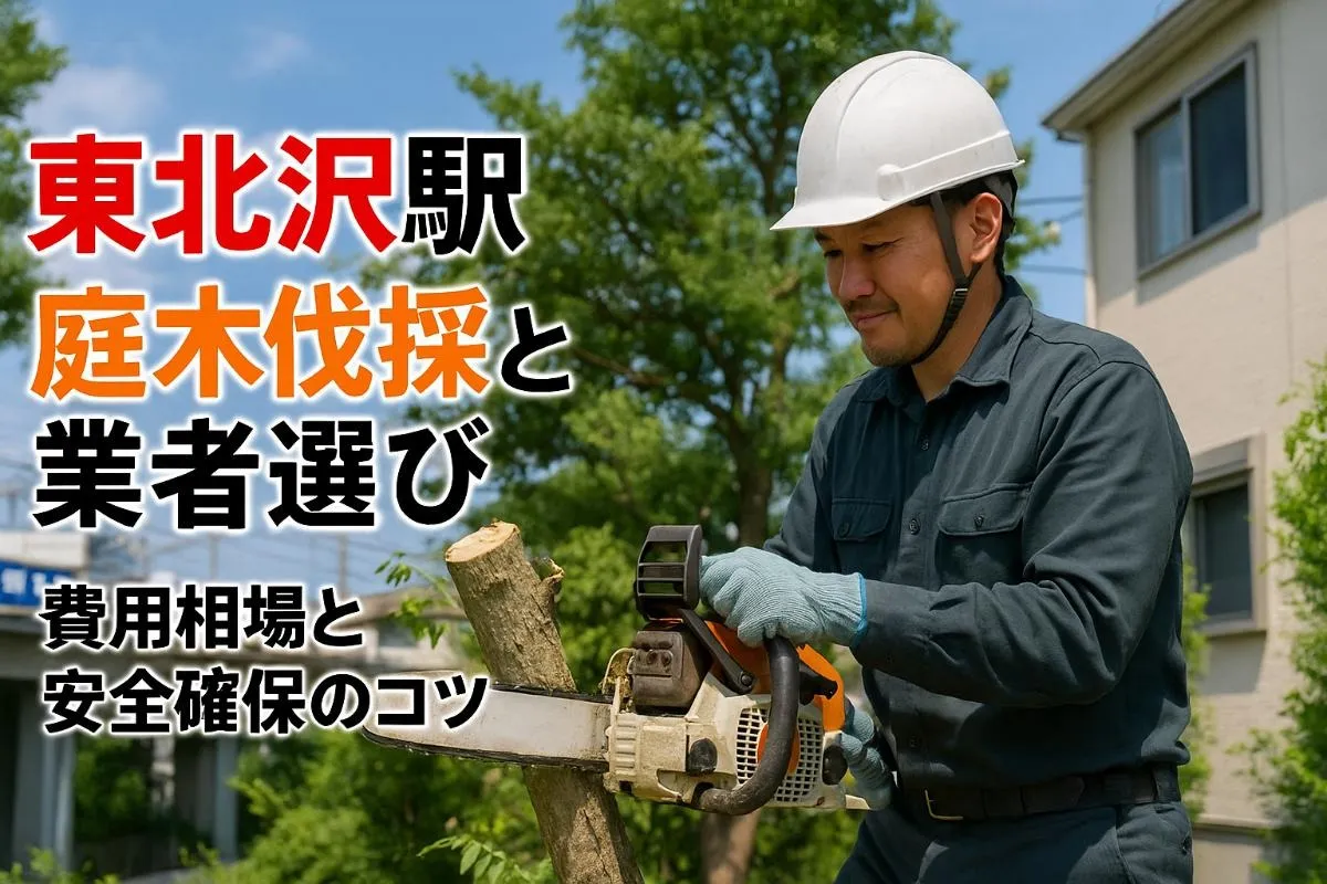 東北沢駅で伐採を検討する方必見！庭木の費用相場と安全な業者選び・失敗しないポイント